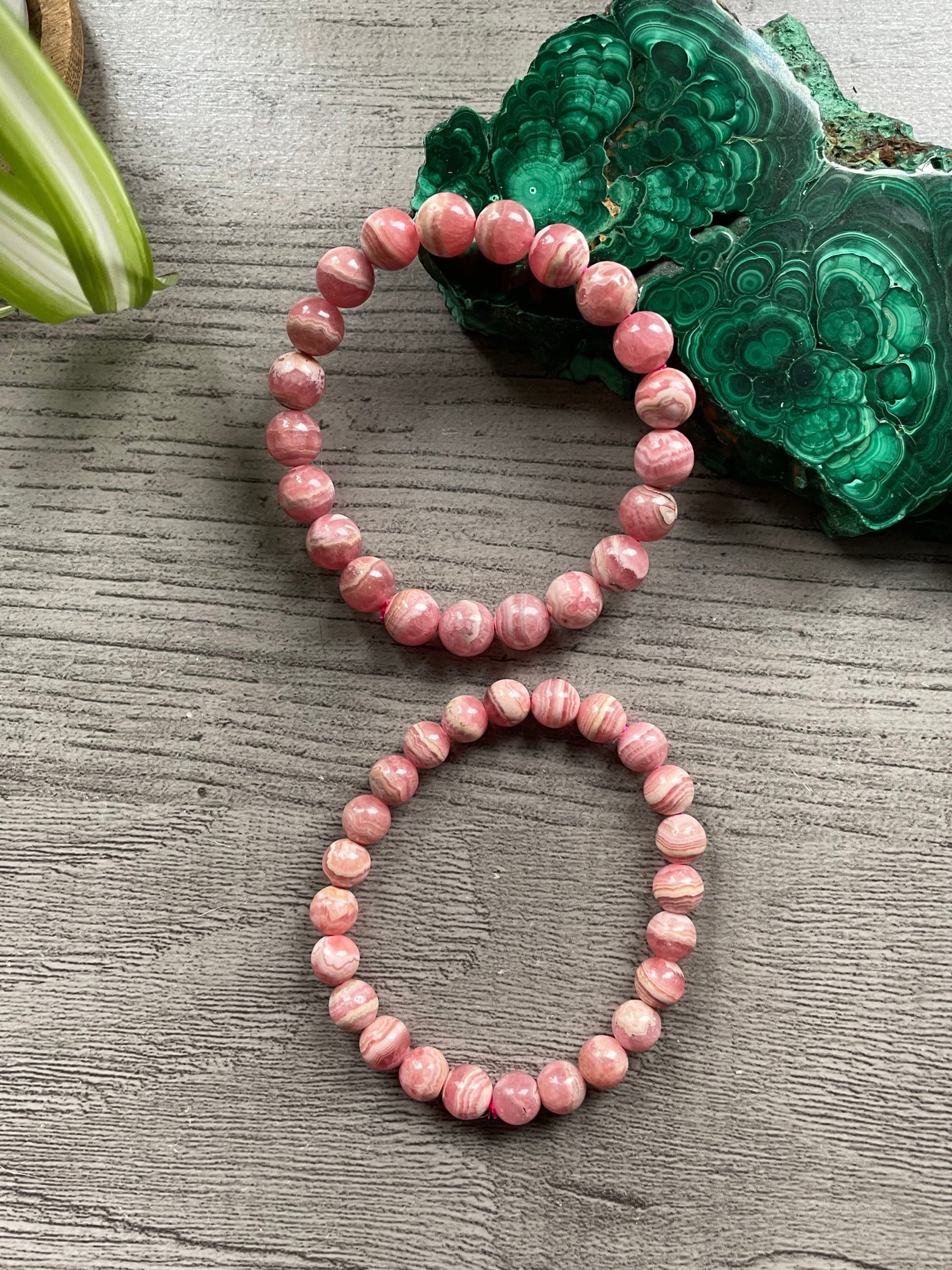 High-Quality Rhodochrosite Bracelet - The Wandering Fox Emporium, Your Crystal Store