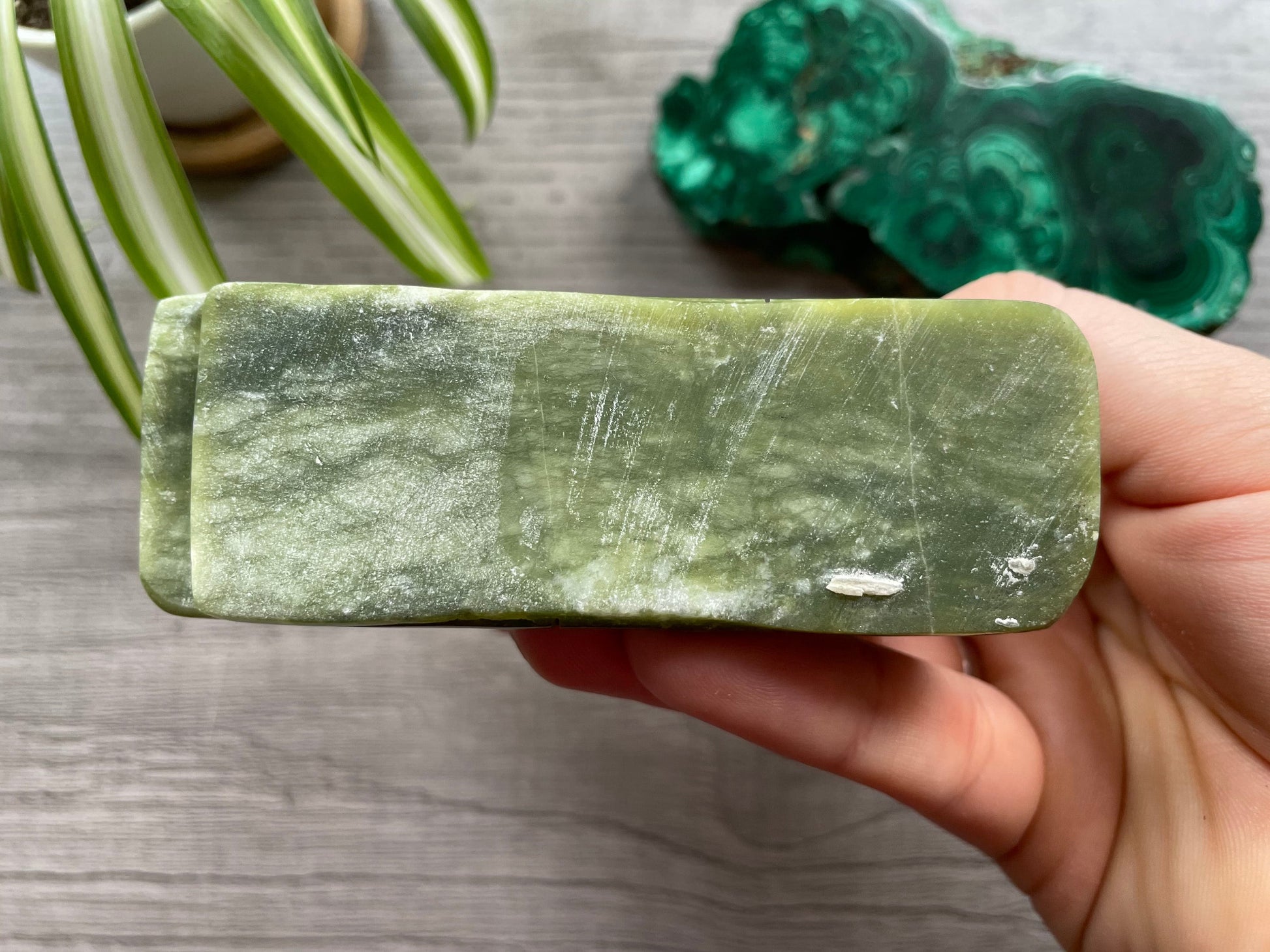 Xiuyan Jade Wolf Crystal Carving bottom