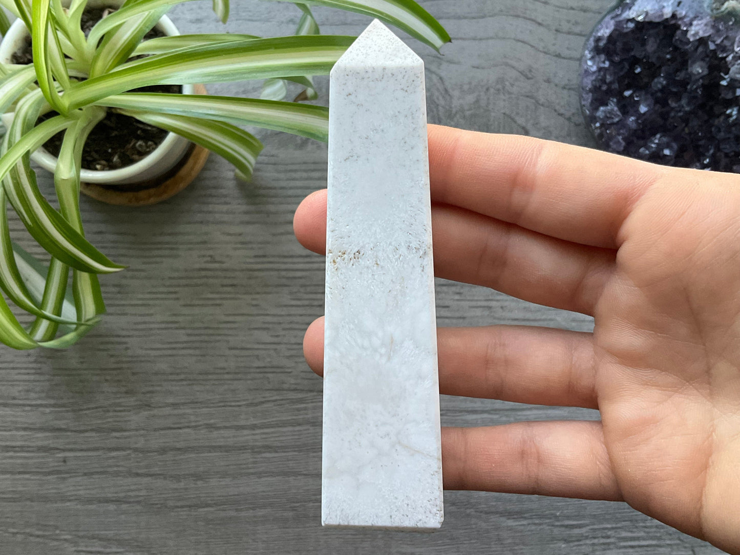Scolecite Crystal Obelisk (H) 