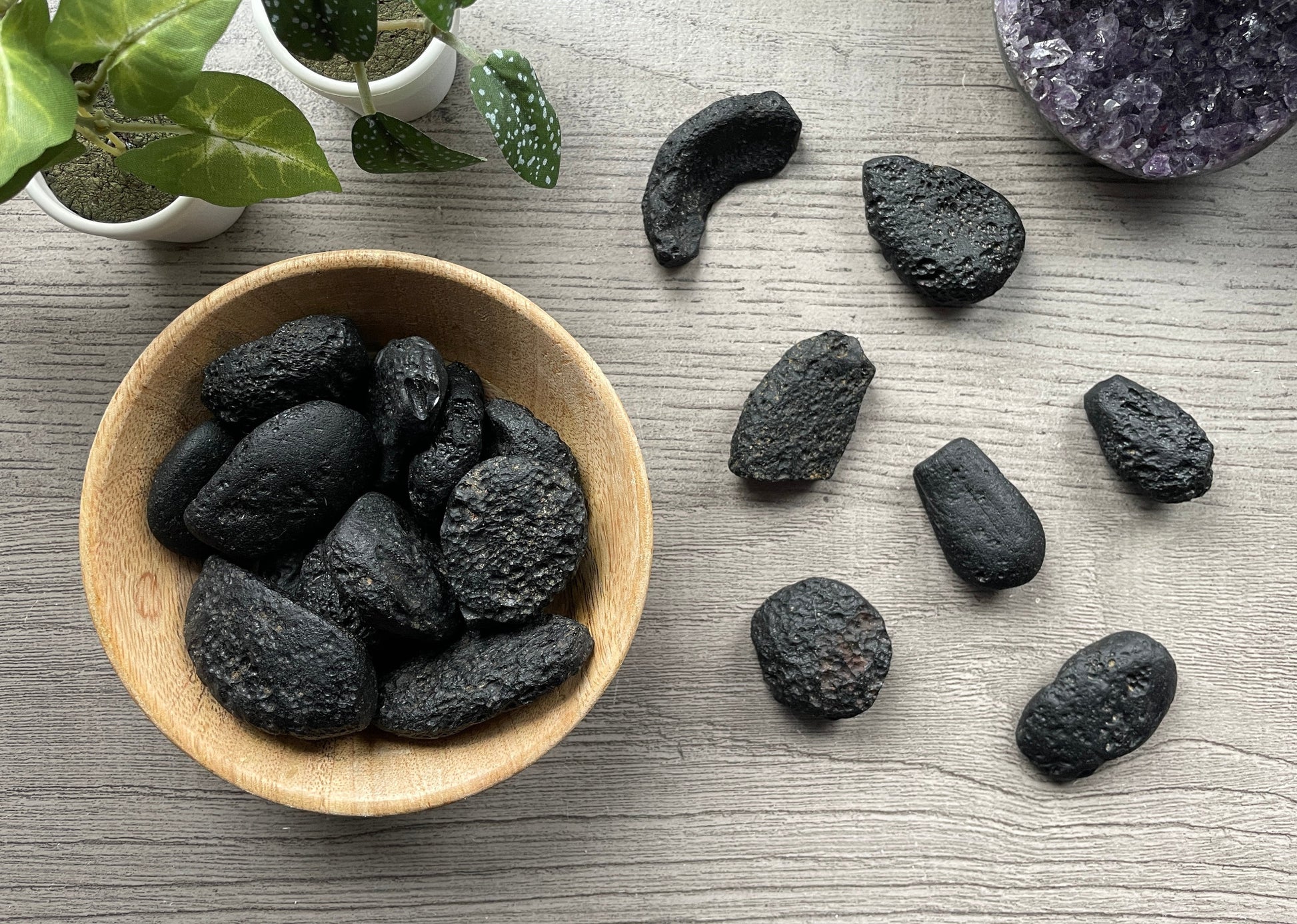Tibetan Tektite (Large) Crystal top