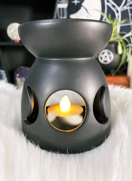 Triple Moon Oil & Wax Burner light