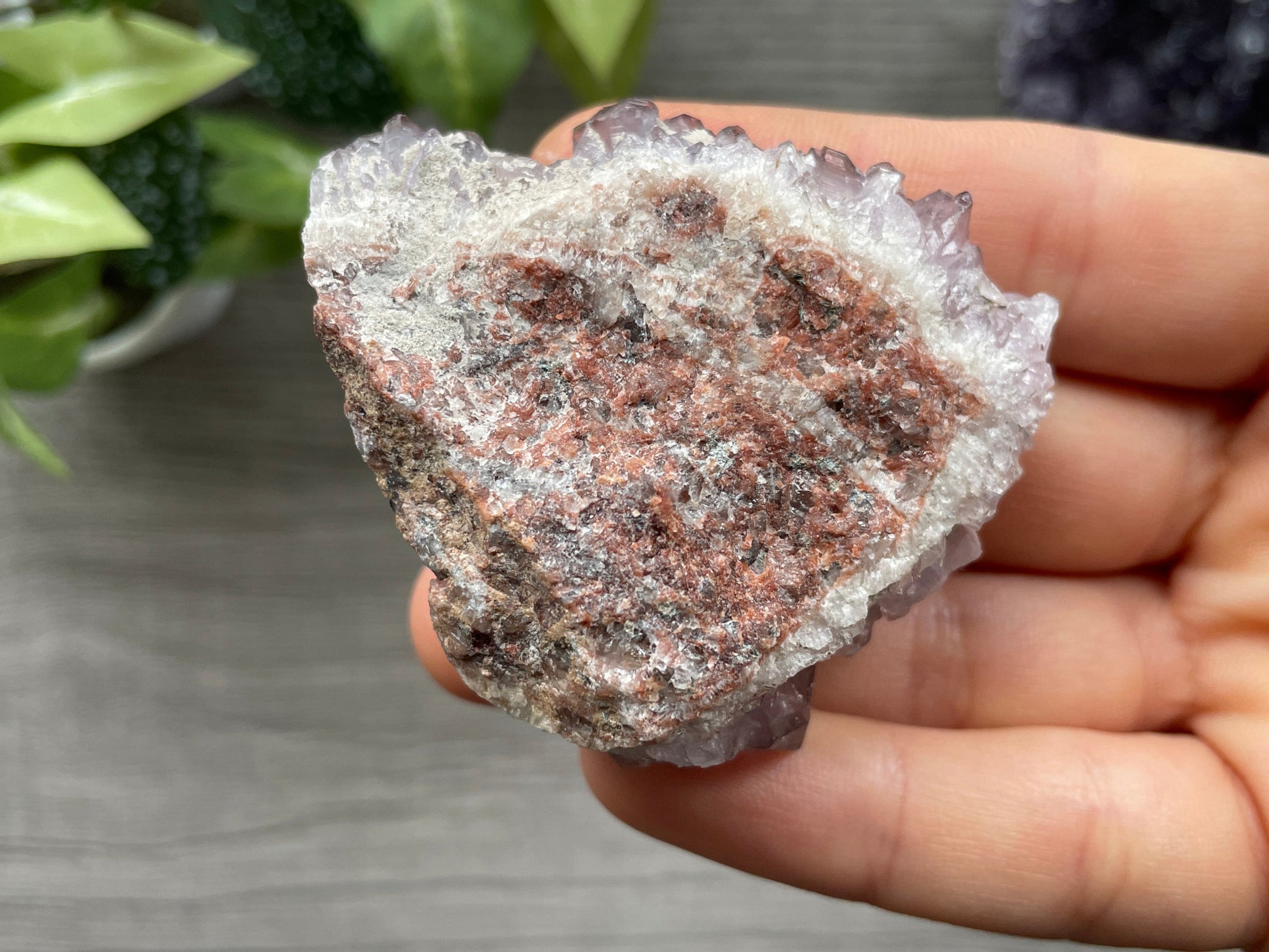 Thunder Bay Amethyst Crystal Cluster (D) bottom