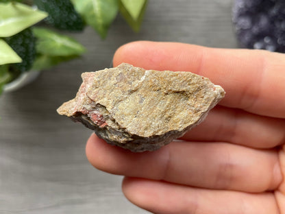 Thunder Bay Red Amethyst Crystal Cluster (T) bottom