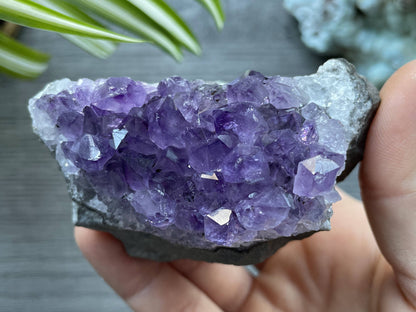 Uruguayan Amethyst Crystal Mini Cut Base - C top