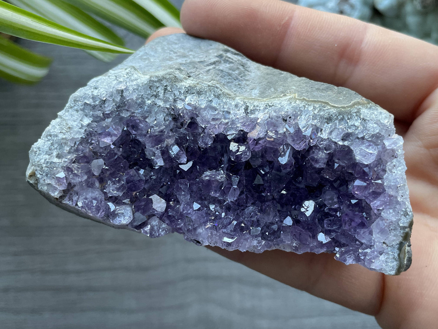 Uruguayan Amethyst Crystal Mini Cut Base - D